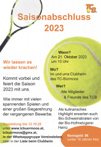 Herbst Abschlussfest !!! Termin Änderung !!!